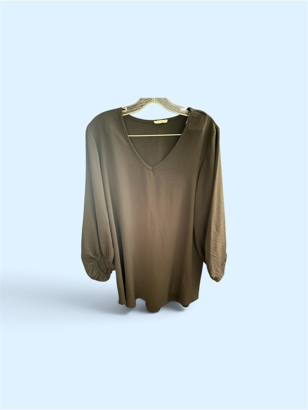 V-Neck Dolman Sleeve Dress